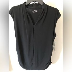 Apt 9 Sleeveless Top with Ruched Sides